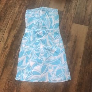 Banana Republic strapless sundress/swimsuit cover